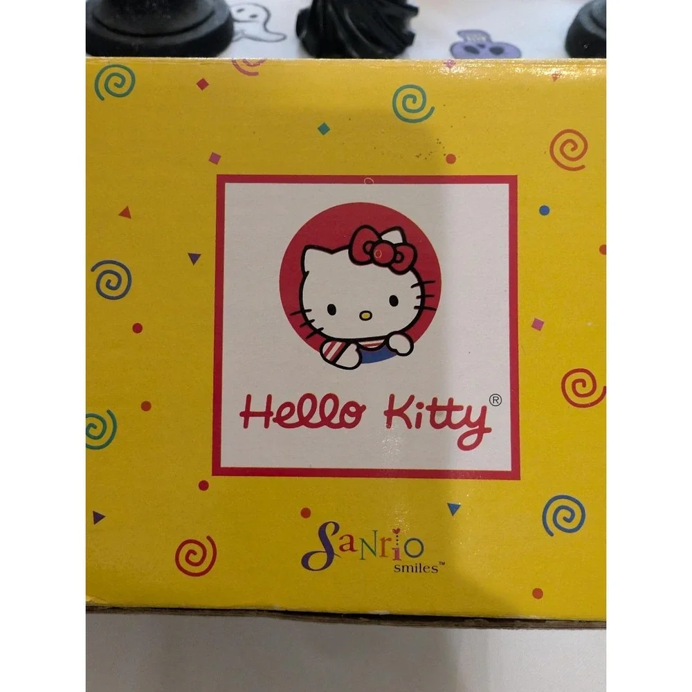 Vintage Hello Kitty Pencil Holder 1997 Red Heart Polkadot 1st Edition